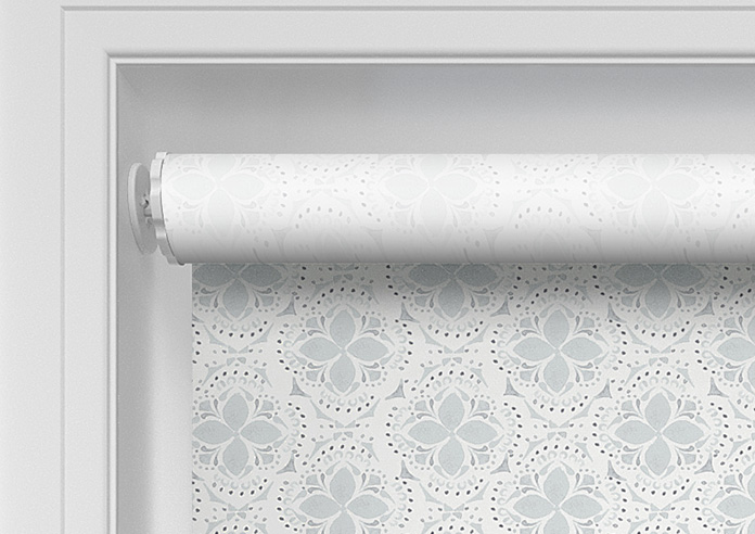 Batik Tile, Grey Skies - Twist&Fit Roller Blind - Image 10